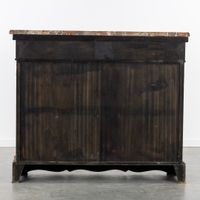 Armoire à deux portes de style Boulle, en bois noirci, laito… (photo 6)