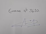 handwriting on a piece of paper with a picture of a plane