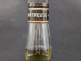 a bottle of liquor that is sitting on a table