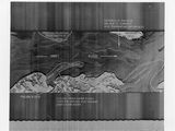 une vieille photo en noir et blanc représentant une carte de la région
