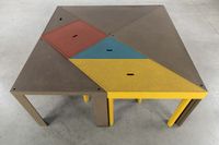 Massimo Morozzi (1941–2014) « Tangram », table modulaire, po… (photo 3)