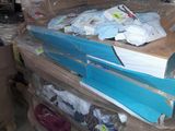 a pile of boxes that are stacked on top of each other