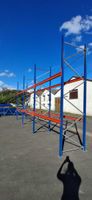 Un lot de 4 échelles de racks à palettes de marque ALSER de … (photo 2)