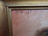 une photo d'un tableau représentant un homme barbu