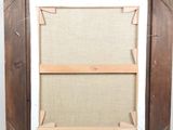 a close up of a picture frame with a picture on it