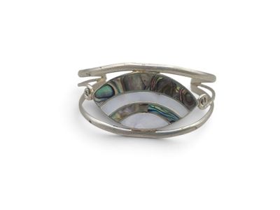 a close up of a silver ring with abana abana abana abana abana abana aba