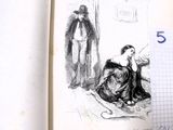 un dessin représentant une femme assise sur un lit à côté d'un homme