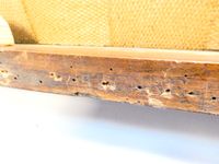 Bergère gondole en acajou de style Empire garnie d'alcantara… (photo 6)