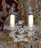 Applique à deux bras de lumière et un lustre style MURANO (photo 3)
