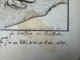 a drawing of a hand holding a knife on a piece of paper