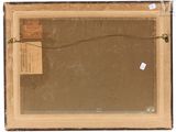 an old picture of a piece of paper with a tag on it