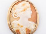 an image of a picture of a woman in a gold frame