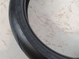 a tire that has been left on the floor