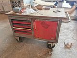 an image of a workbench with tools on it