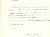 une photo en noir et blanc d'une lettre écrite par un homme