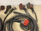 a picture of a bunch of hoses that are on a table