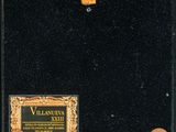 a black box with a gold plaque on it sitting on top of a table