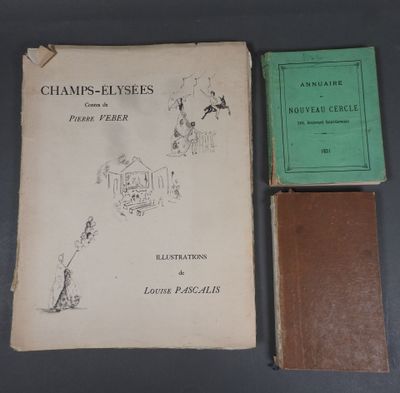 two books are sitting on a table next to each other