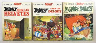 ASTERIX. 3 vols. Astérix chez les Helvètes, 1970, La Grande …