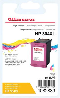 Cartouche d'encre Office Depot HP 304xl pour imprimante HP 304xl