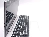a close up of a laptop with a keyboard on it