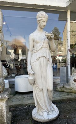ART DES JARDINS « La Source » Sculpture en pierre reconstitu…