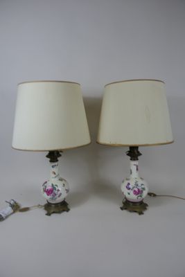 deux lampes posées sur une table