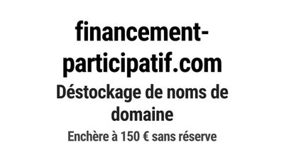 Nom de domaine financement-participatif.