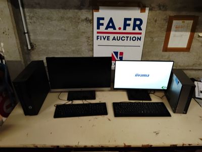 Lot comprenant : - Micro ordinateur HP comprenant : Unité ce… - Photo 1