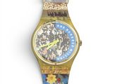 une image représentant une montre sur laquelle figurent des personnes