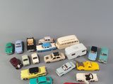 a lot of toy cars that are sitting on a table
