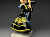 an image of a figurine of a woman holding a baseball bat