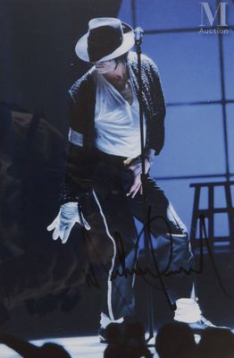 Photo 8x10 signée par Michael Jackson