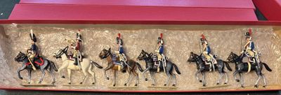 Plomb Lucotte Empire 5 Gendarmes d'élite et Grenadier à chev…