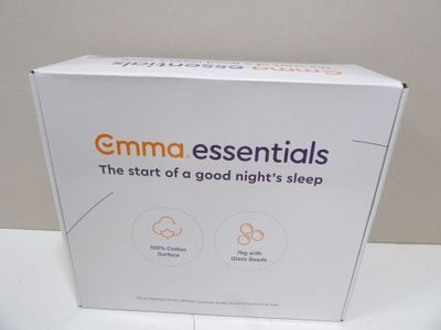 a white box with the words gamma essentials on it