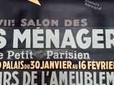 poster advertising a salon des arts menagerer in paris