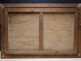 a picture of a wooden frame with a drawing on it