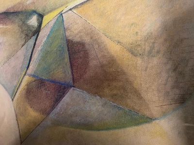 PELA (XXe) Composition abstraite. Lithographie. Signé et dat…