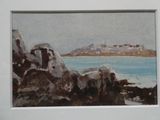 une photo d'une photo d'un tableau sur le mur