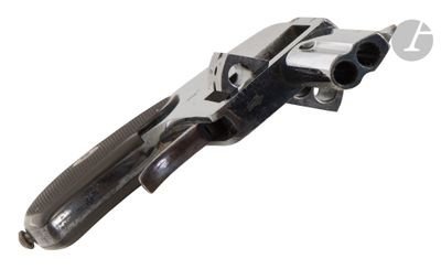 a close up of a gun on a white background