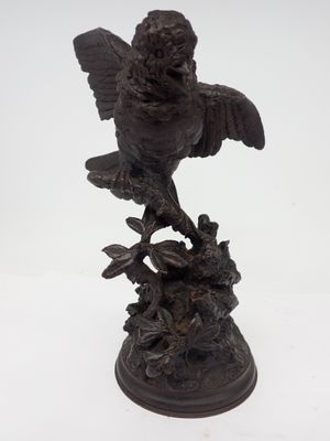 PAUTROT Ferdinand (1832-1874) Oiseau branché, épreuve en bro…