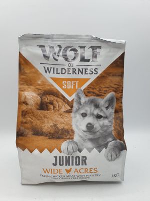 WOLF OF WILDERNESS - Croquettes Junior Soft Wide Acres - Pou…