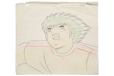 dessin d'anime représentant un garçon aux cheveux verts et portant une chemise blanche