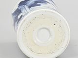 underside view of a blue and white porcelain vase, china, 20th century