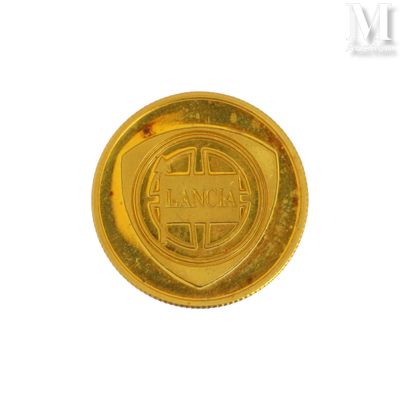 Médaille Médaille en or 18K (750°/°°) "Lancia Delta", 1979 (…