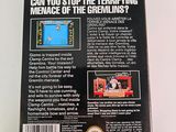 the back cover of a video game with a picture of a man on the screen