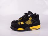 Air Jordan 4 Retro noir / jaune « varsity » - blanc