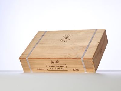 a wooden box that is sitting on a table
