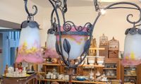 MULLER Frères Lunéville, vers 1920-1930, suspension en fer f… (photo 2)