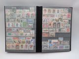 a book with a lot of stamps on it